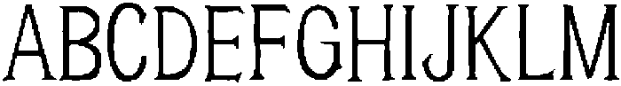 Broomstick Regular otf (400) Font UPPERCASE