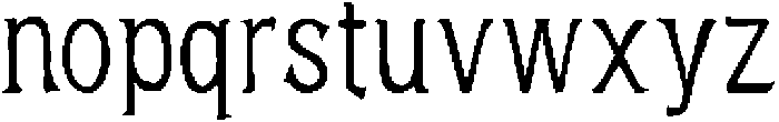 Broomstick Regular otf (400) Font LOWERCASE