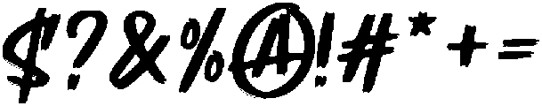 Broosh otf (400) Font OTHER CHARS