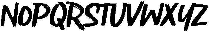 Broosh otf (400) Font LOWERCASE
