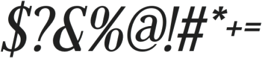 Broquet Italic otf (400) Font OTHER CHARS
