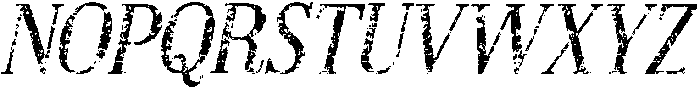 Broquet Stamp Italic otf (400) Font UPPERCASE