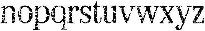 BroquetStamp-Regular otf (400) Font LOWERCASE