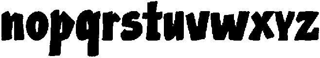 BrosPops-Regular otf (400) Font LOWERCASE
