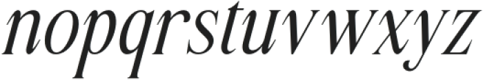 Brosena Italic otf (400) Font LOWERCASE