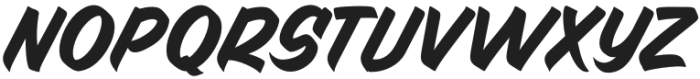 Brosign Brush Regular otf (400) Font UPPERCASE