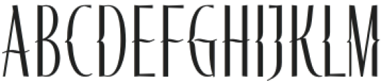 Brossaky Regular otf (400) Font UPPERCASE