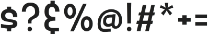 Brostel Semi Bold Condensed otf (600) Font OTHER CHARS