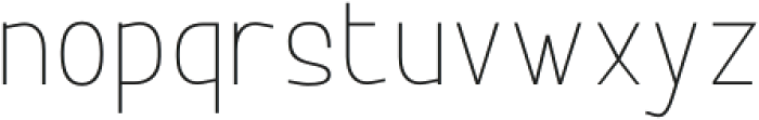 Brostel Thin Condensed otf (100) Font LOWERCASE