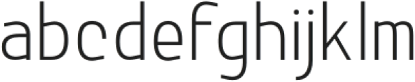 Brostel UltraLight Condensed otf (300) Font LOWERCASE