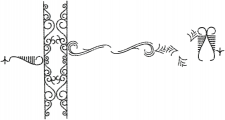 Broster Ornament otf (400) Font LOWERCASE