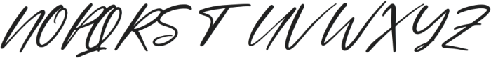 Brostory Italic ttf (400) Font UPPERCASE