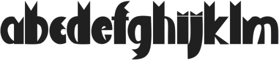 Brother Legend otf (400) Font LOWERCASE