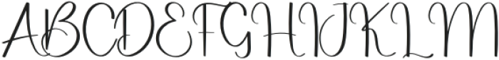Brother Signature Regular otf (400) Font UPPERCASE