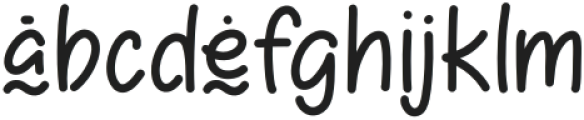 BrotherPigRegular otf (400) Font LOWERCASE