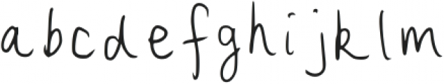 Brothers Handwriting Regular otf (400) Font LOWERCASE