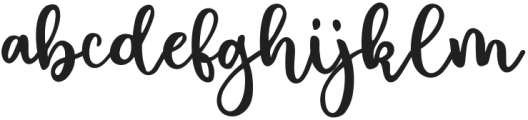 Broughtes script Regular otf (400) Font LOWERCASE