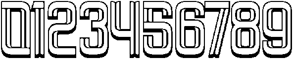 Brovic-InlineExtrude otf (400) Font OTHER CHARS