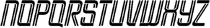 Brovic-InlineOblique otf (400) Font UPPERCASE