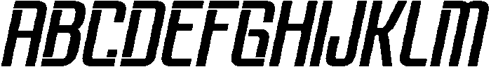 Brovic-Oblique otf (400) Font UPPERCASE