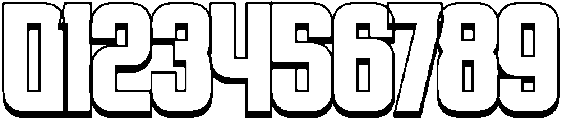 Brovic-RegularExtrude otf (400) Font OTHER CHARS