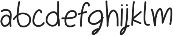 Brown Bear Regular otf (400) Font LOWERCASE