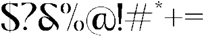 Brown Bridge Light otf (300) Font OTHER CHARS