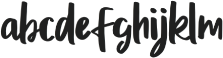 Brown Smith Regular otf (400) Font LOWERCASE