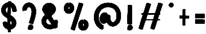 Brown Sugar Regular otf (400) Font OTHER CHARS