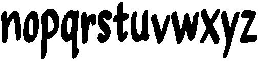 Brown Sugar Regular otf (400) Font LOWERCASE