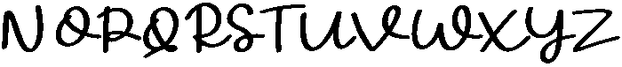 Brownie Regular otf (400) Font UPPERCASE