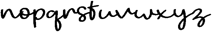 Brownie Regular otf (400) Font LOWERCASE