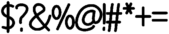 Brownies otf (400) Font OTHER CHARS