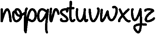 Brownies otf (400) Font LOWERCASE