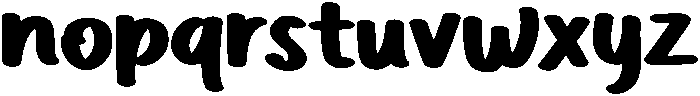 Brownies otf (400) Font LOWERCASE