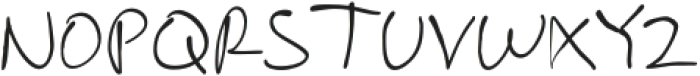 BrowniesHanddrawn-Regular otf (400) Font UPPERCASE