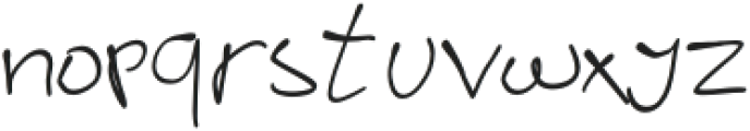 BrowniesHanddrawn-Regular otf (400) Font LOWERCASE