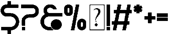 Brox otf (400) Font OTHER CHARS