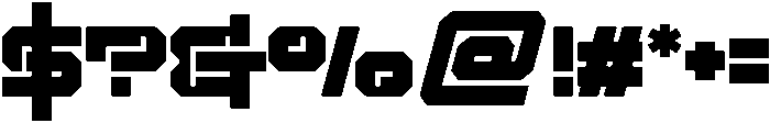 Broxy Regular otf (400) Font OTHER CHARS