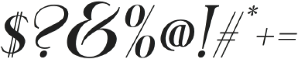 Brskovo Extra Bold Italic otf (700) Font OTHER CHARS