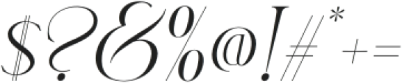 Brskovo Extra Light Italic otf (200) Font OTHER CHARS