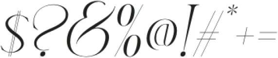 Brskovo Thin Italic otf (100) Font OTHER CHARS