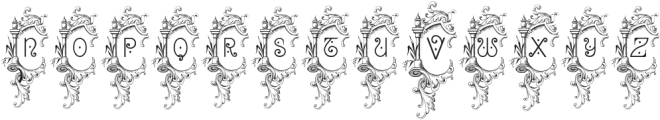 Bruce1065Ornamental otf (400) Font UPPERCASE