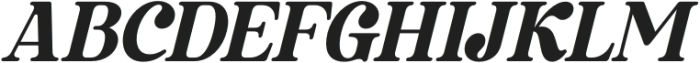 Bruge Vibes Italic otf (400) Font UPPERCASE