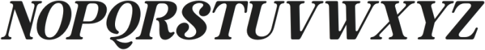 Bruge Vibes Italic otf (400) Font UPPERCASE