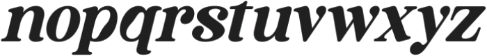 Bruge Vibes Italic otf (400) Font LOWERCASE