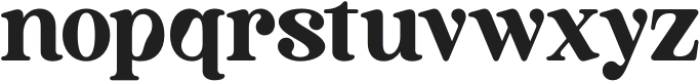 Bruge Vibes otf (400) Font LOWERCASE