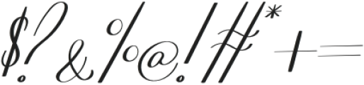 Brugundy Italic otf (400) Font OTHER CHARS