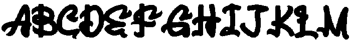 Bruksy otf (400) Font UPPERCASE