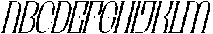 Brunelis Noctelle Italic otf (400) Font UPPERCASE